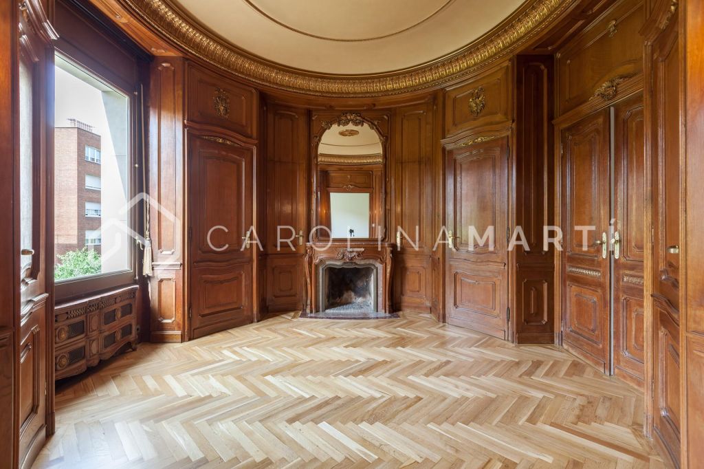 Classic apartment with fireplace for rent, in Galvany, Barcelona